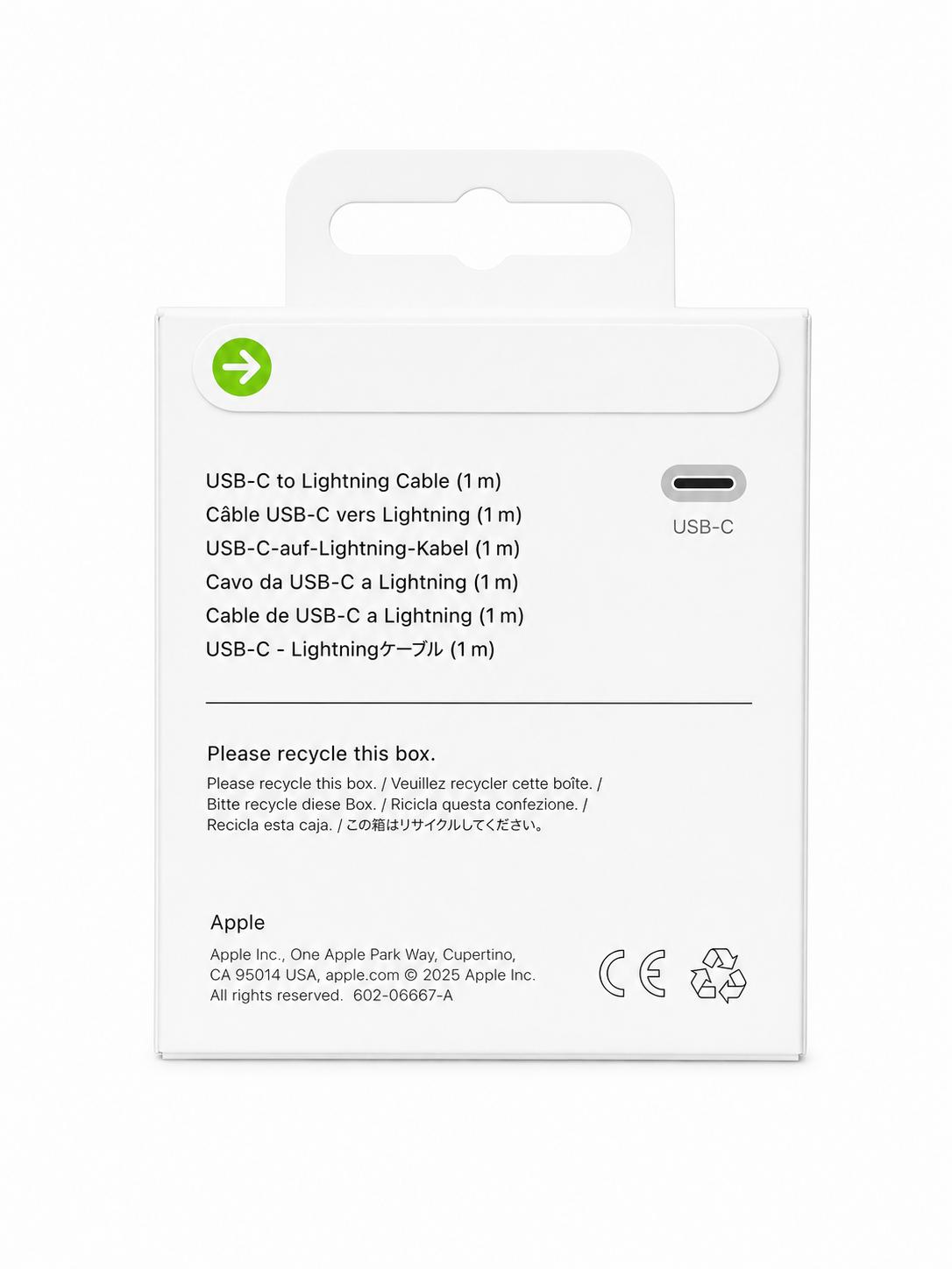 Lightning auf USB-C Ladekabel (1m)